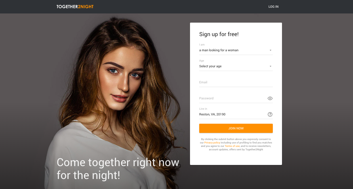 main page Together2Night