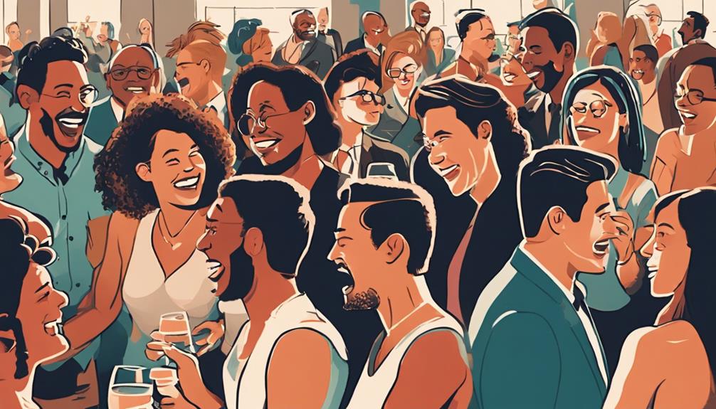 engaging with others socially