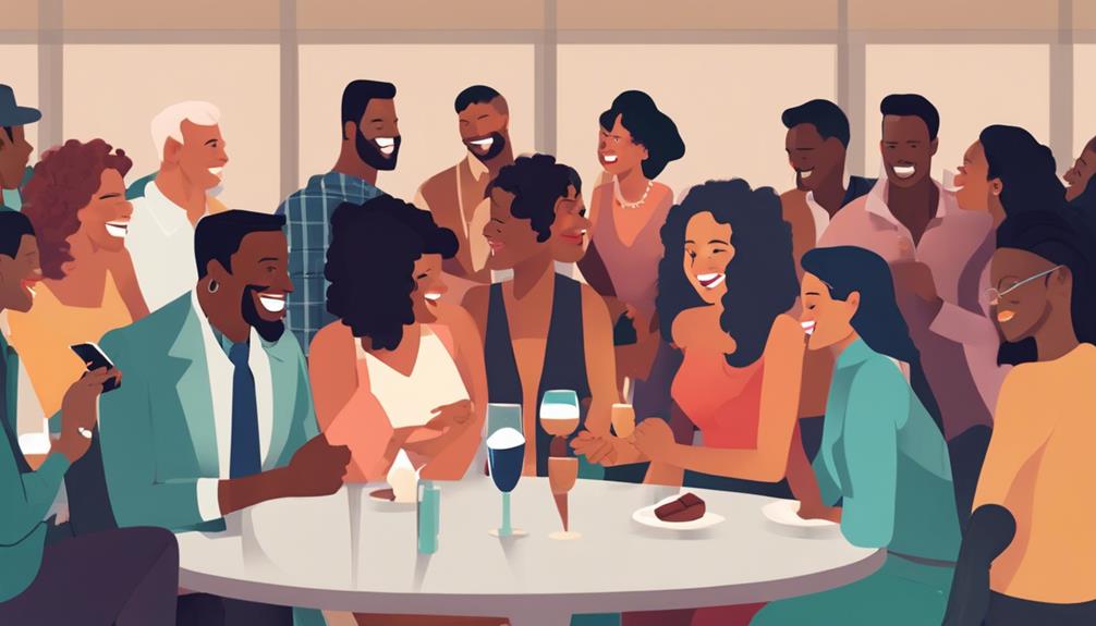 interacting with fellow participants