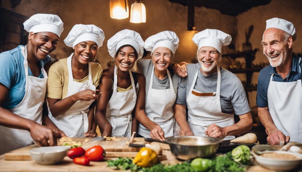 solo traveler engaging group