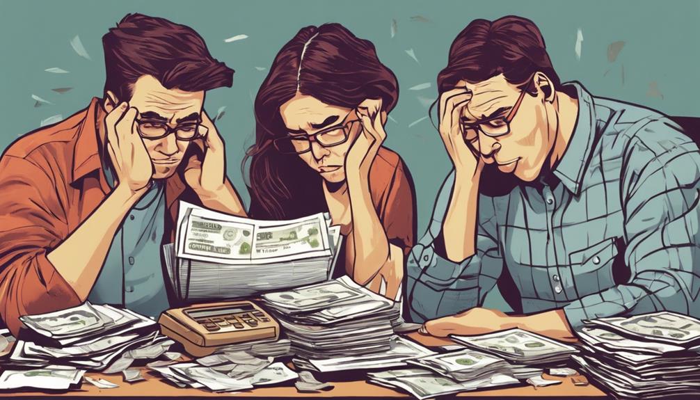 high debt risky financials