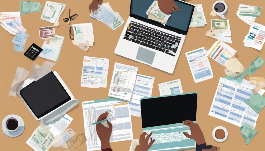 organizing finances with roommates