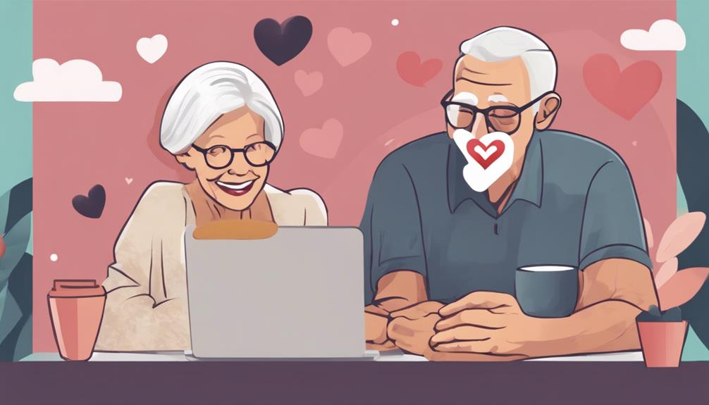 senior online dating success