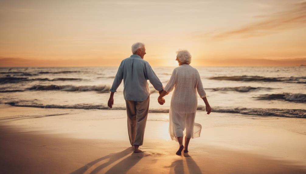 senior travelers find love