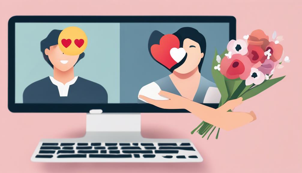 virtual chat leads to romance