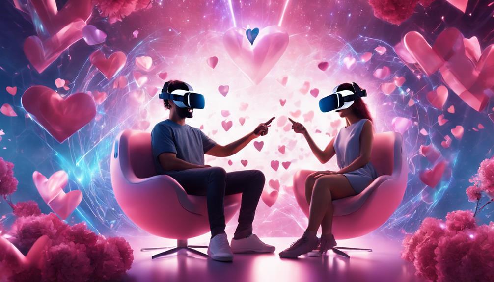virtual reality dating concept